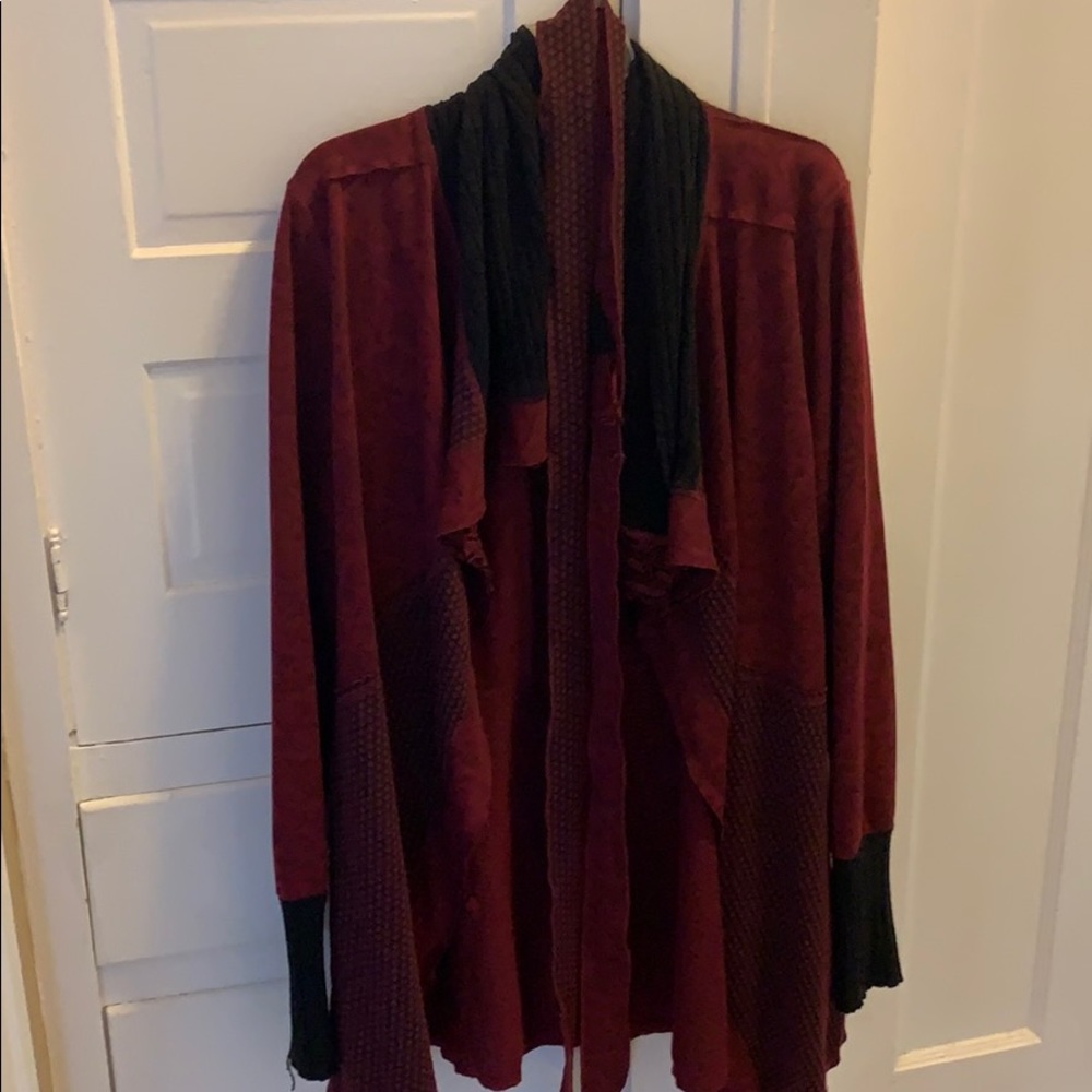 Gimmicks red and black cardigan